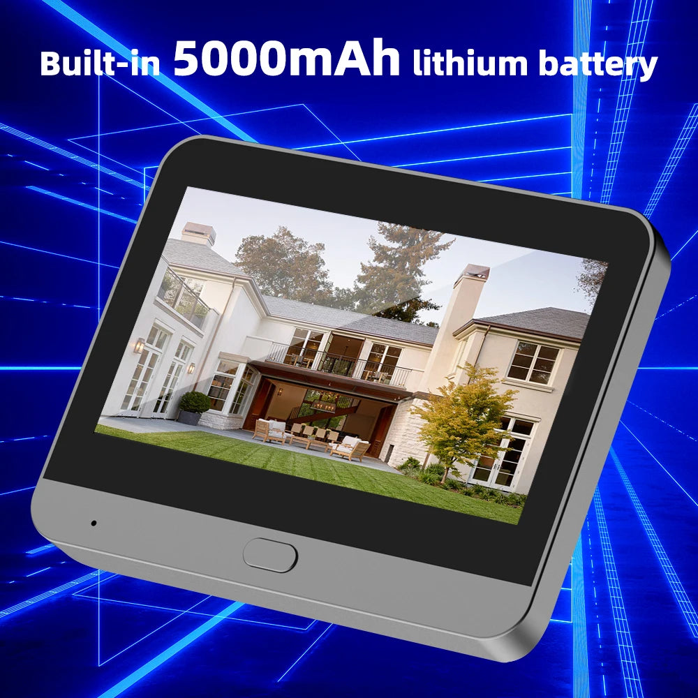 howeyi-hy-db300-b-battery-peephole-camera-no-wiring-feature-label