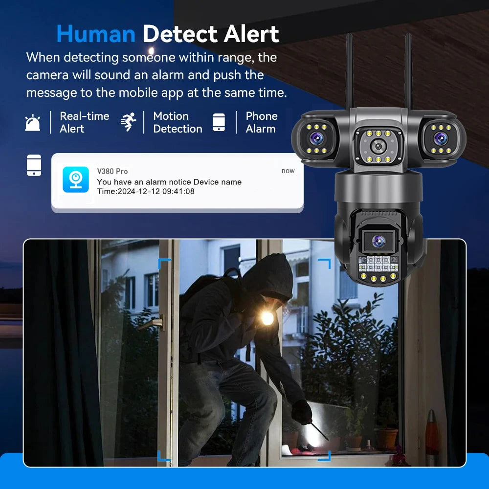 HoweYi HY-FL1200 camera AI human vehicle detection demo
