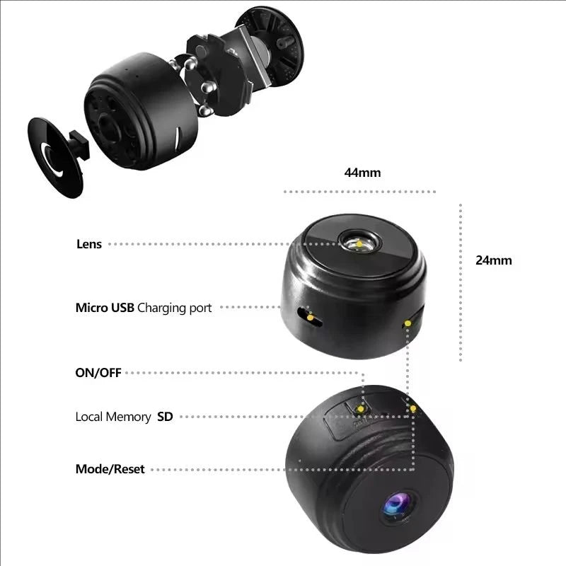 HoweYi HY-IF200-M camera HD lens closeup detail