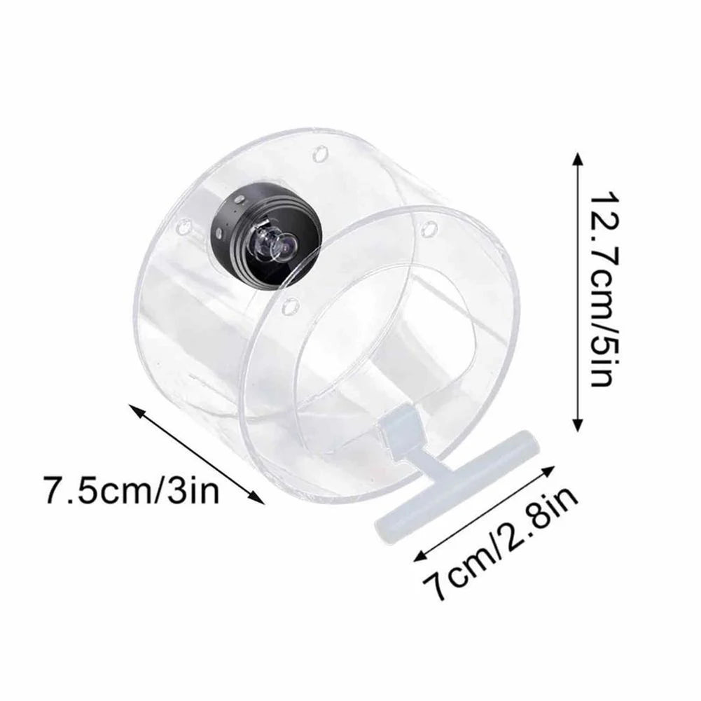 HoweYi HY-PM-B200 feeder transparent acrylic housing closeup