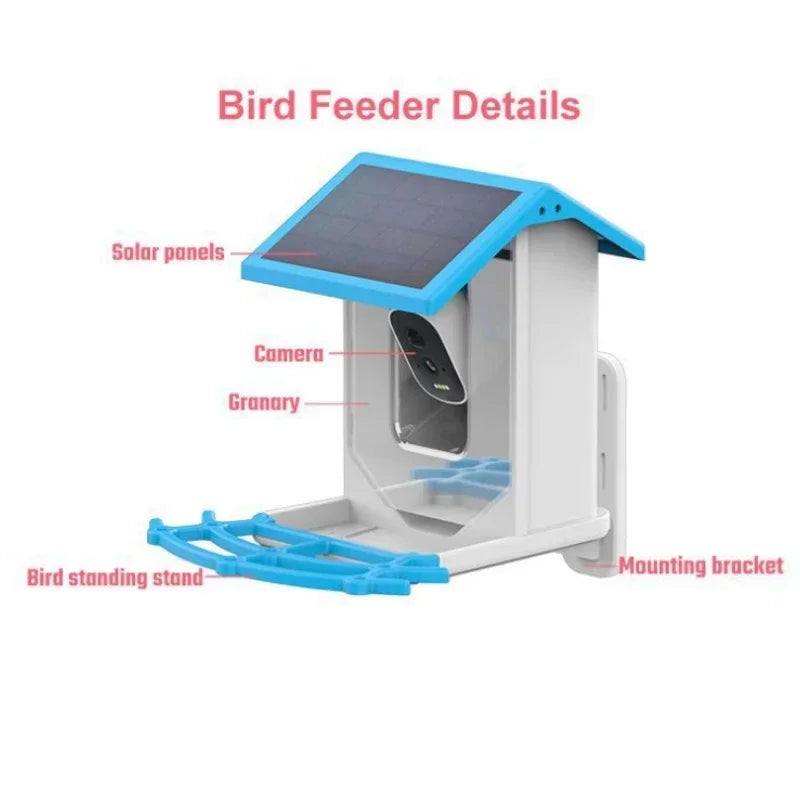 HoweYi HY-PM-B300 smart bird feeder camera full accessories kit