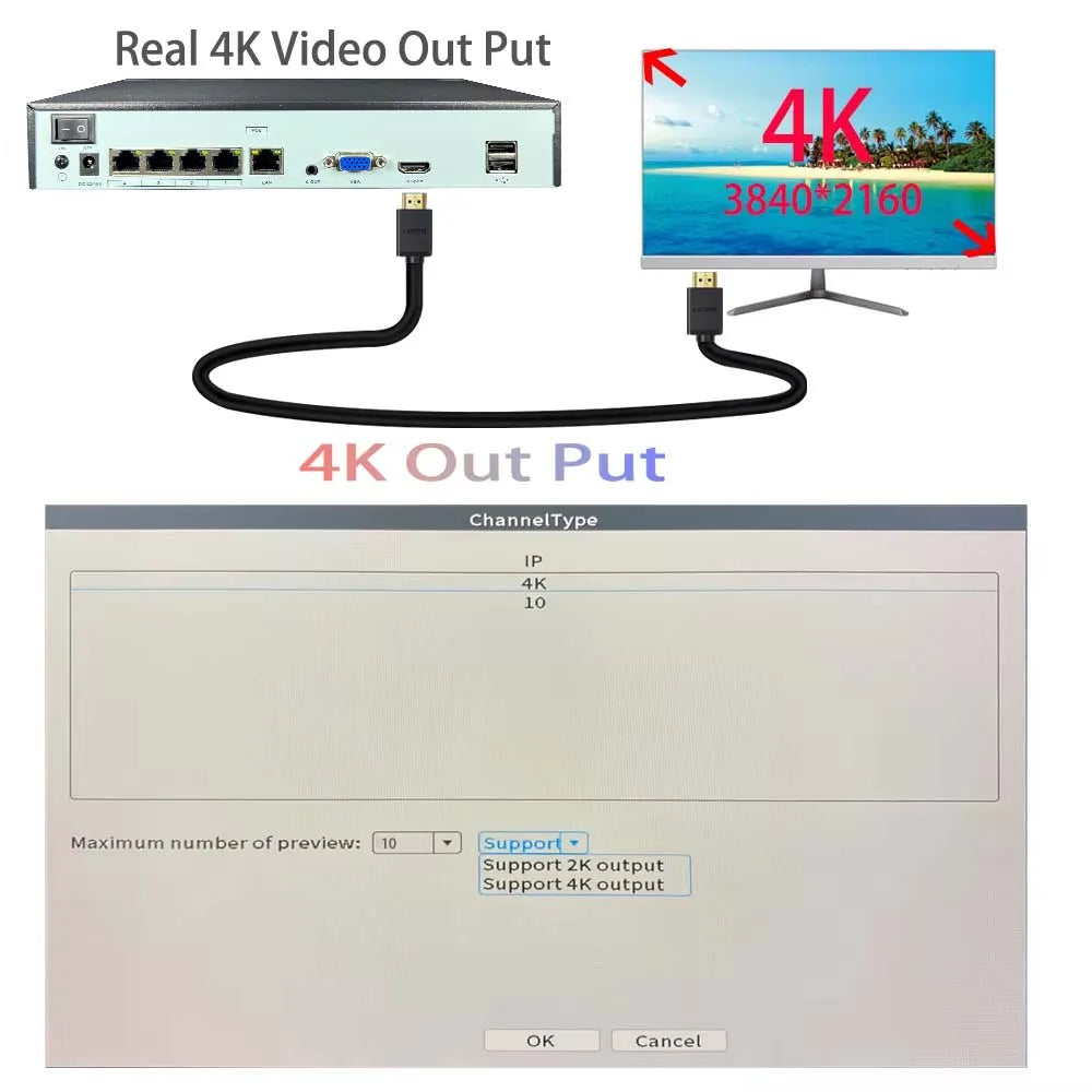 HoweYi HY-PS800-E NVR web management backend interface screen
