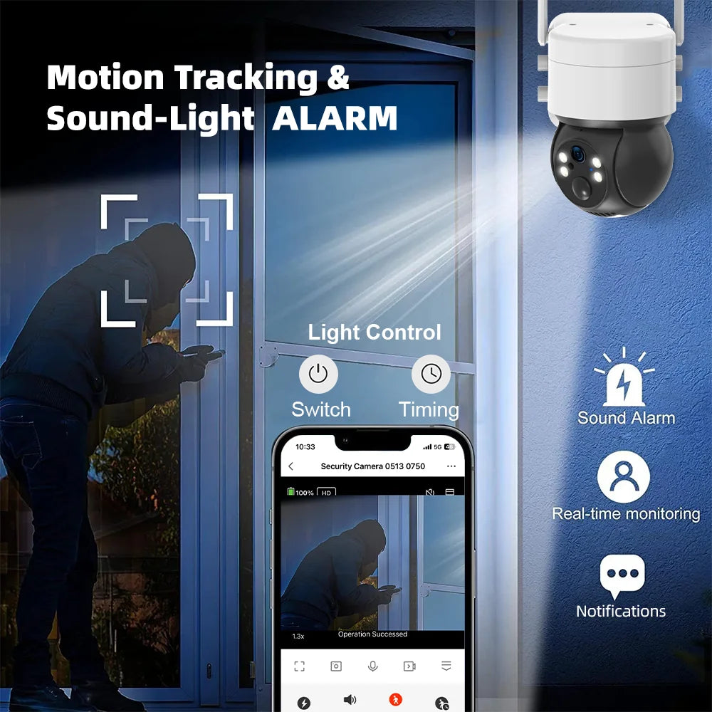 HoweYi HY-SO300-TU camera AI motion tracking feature demo