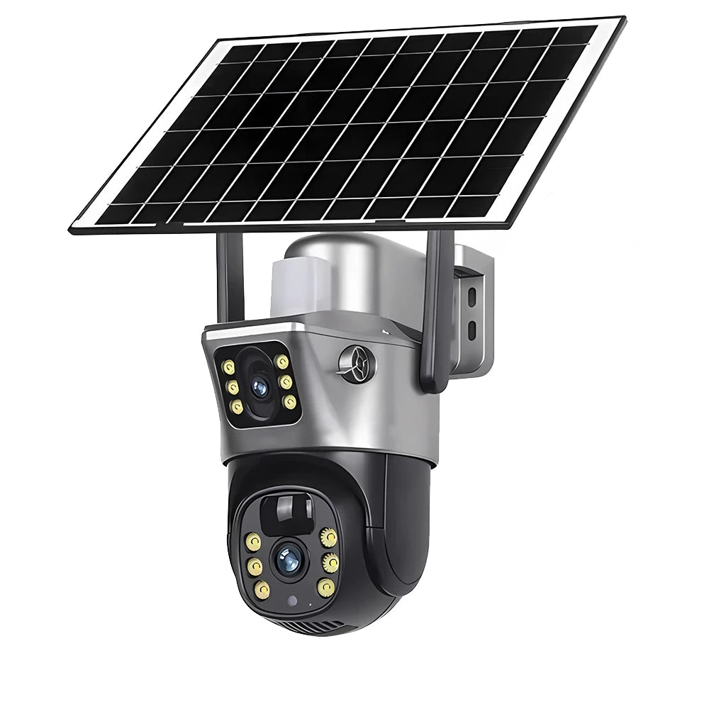 HoweYi HY-SO800-DL 4K dual lens 4G/WiFi solar security camera