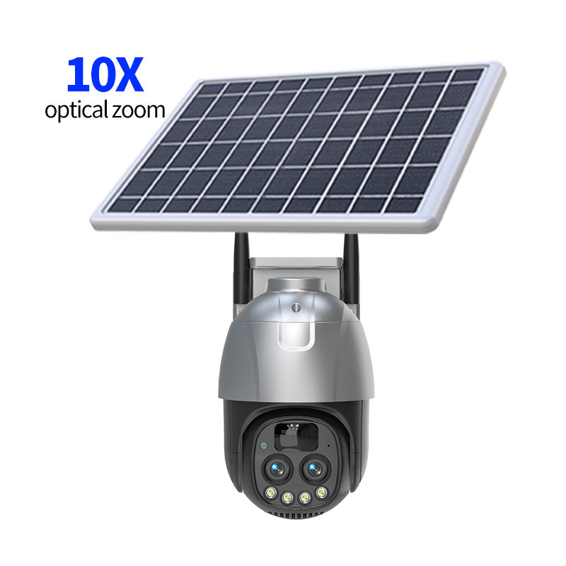 HYS32 10x Zoom Dual-Lens Solar Security Camera